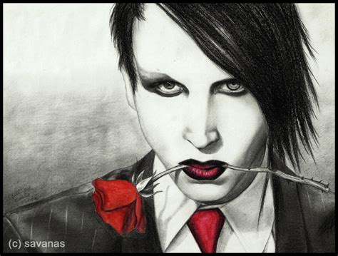 Marilyn Manson by SavanasArt on DeviantArt