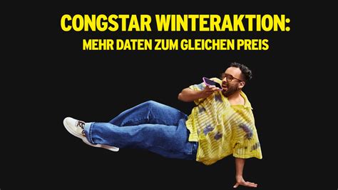 Congstar Winteraktion 2023 Mehr Datenvolumen Zum Vorteilspreis