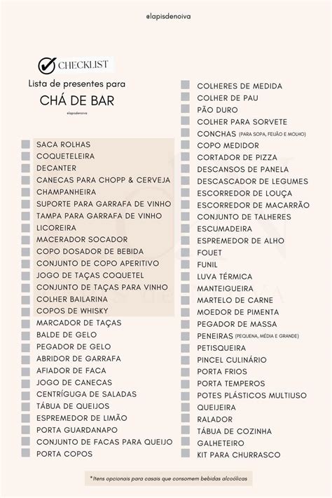 Chá de panela Chá de lingerie ou chá bar Qual escolher