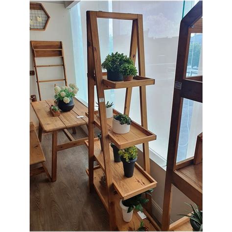 Стеллаж-лестница из натурального дуба Wooden Vintage Loft - купить за ...
