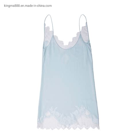 Nighty Elegant Plus Size Hot Sale Silk Beautiful Sexy Women Pajamas Lace Sexy Nightgown And