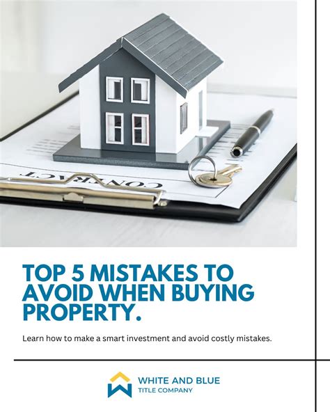 White and Blue Title Company on LinkedIn: Here are the top 5 mistakes