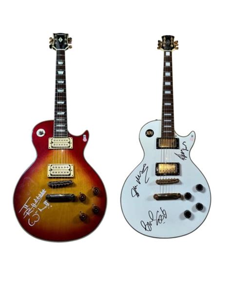 Two Sex Pistols Signed Electric Guitars Charitystars