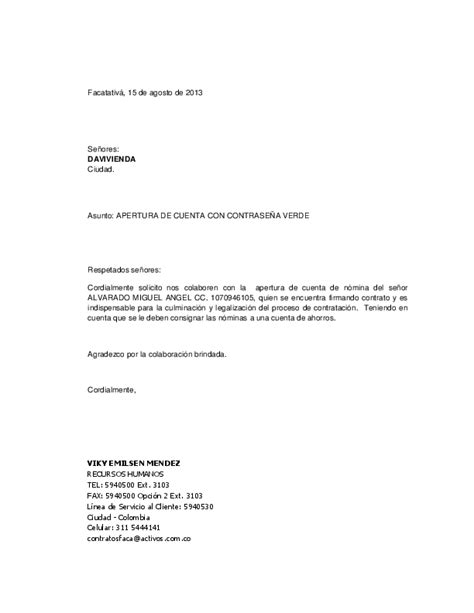 Doc Carta Apertura De Cuenta