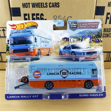 Jual Maddox Hot Wheels Team Transport K Lancia Rally Euro Hauler Gulf Shopee