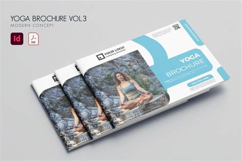 15 Harmonious Yoga Brochure Templates Creatisimo