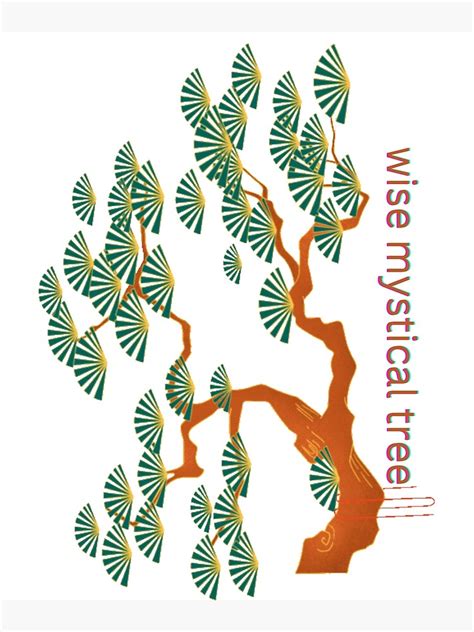 Wise Mystical Tree Poster For Sale By Gallaryart Redbubble