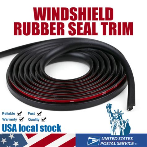 Car Front Windshield Panel Rubber Seal Strip Sealed Moulding Trim