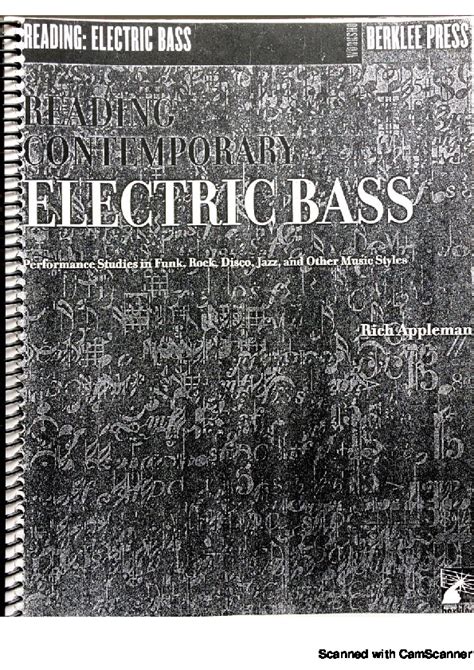Reading Electric Bass Berklee Press Pdfcoffeecom