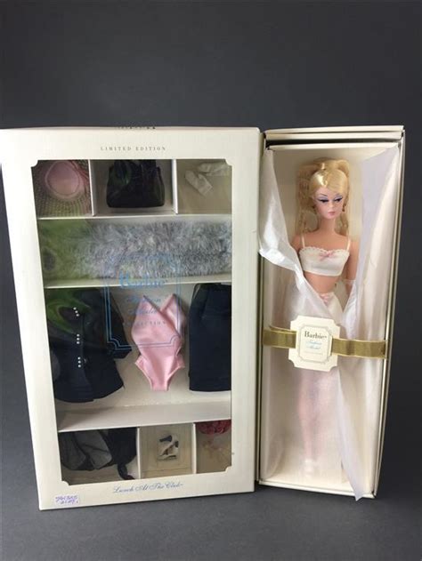 Lot BARBIE SILKSTONE FASHION MODEL COLLECTION LINGERIE AND LUNCH AT THE CLUB FASHION BOTH