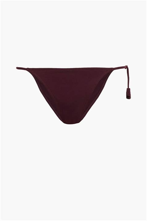 ERES Mikado Hojicha tief sitzendes Bikini Höschen mit Troddeln THE OUTNET