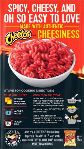 Cheetos Flamin Hot Mac N Cheese Ct Kroger