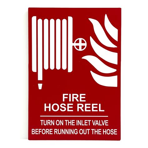 fire hose reel signsignage fire sign emergency sign instruction