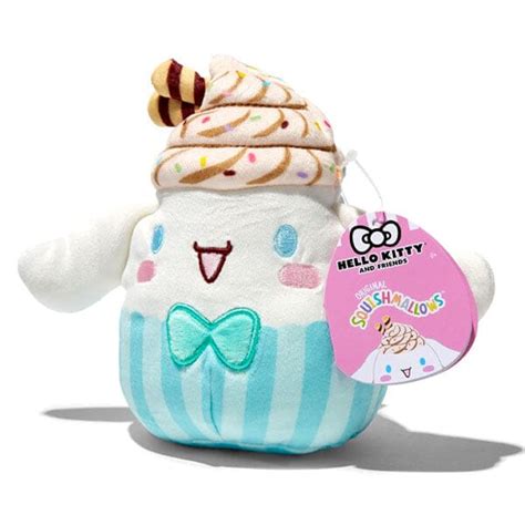 Showcase Squishmallows Plush Toy 8" Sanrio Squad Cinnamoroll Ice Cream ...