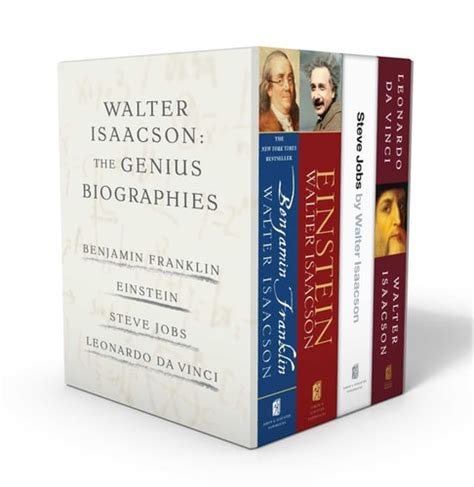 Walter Isaacson Livros - Walter Isaacson: The Genius Biographies: Benjamin Franklin, Einstein ...