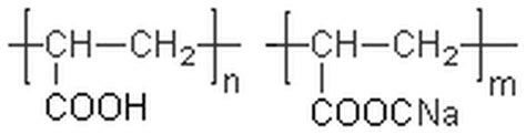 Structure - Sodium Polyacrylate