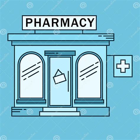 Pharmacy Building Medicine Concept Architectural Form Can Be Used For