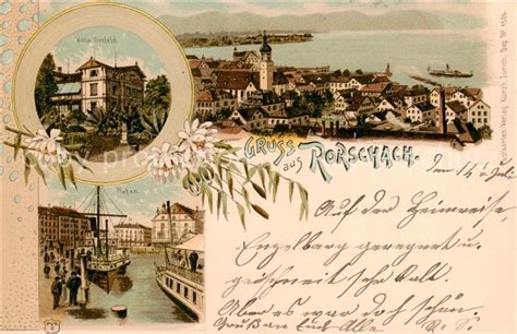 Postkarte Carte Postale 13851041 Rorschach Bodensee SG Villa Seefeld