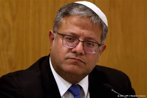 Isra Lische Minister Ben Gvir Dreigt Uit Kabinet Te Stappen