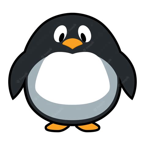 Premium Vector Penguin Vector Illustration Logo Cute Fat Penguin Icon