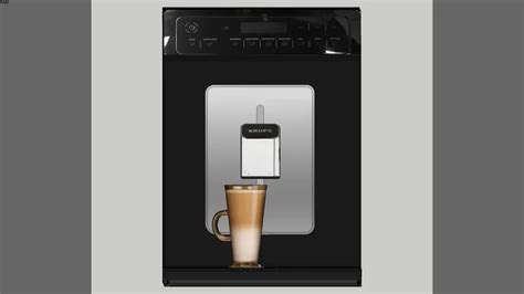 Krups Evidence full automatic coffemaker coffemachine high detail | 3D ...