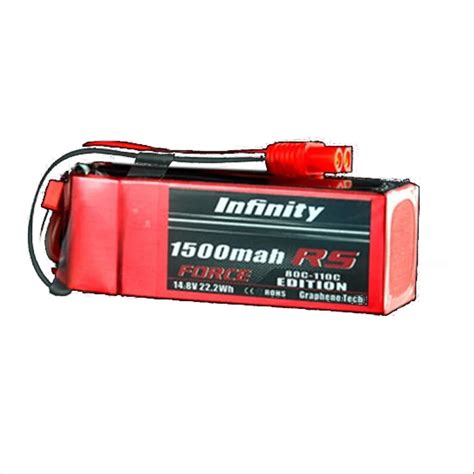 1500mah 80C 110C 4S1P 14 8V Battery For Infinity RS FORCE EDITION For