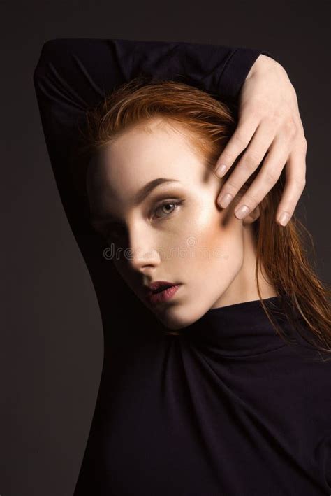 Wet Hair Beauty Nude Girl Stock Image Image Of Adult