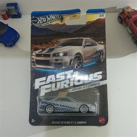 Jual Hot Wheels Nissan Skyline R34 Fast And Furious Brian O Conner FREE PROTECTOR Shopee
