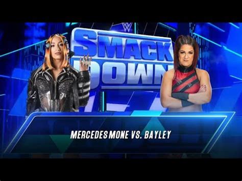 MERCEDES MONE VS BALEY WWE 2K23 X BOX PS5 SMACKDOWN YouTube