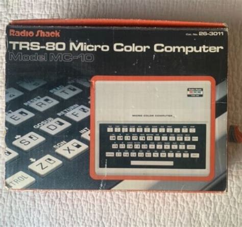 TRS 80 Micro Color Computer Model MC 10 26 3011 Original Box