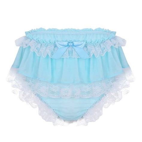 Conjunto Lingerie Masculina Sexy Sissy Chiffon Chastity