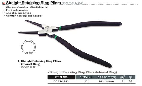 TOPTUL UKRAINE | Круглогубцы для снятия стопорных колец 12" ( сжим ...