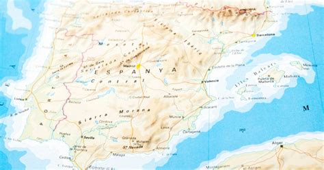 spain costas map maps puls