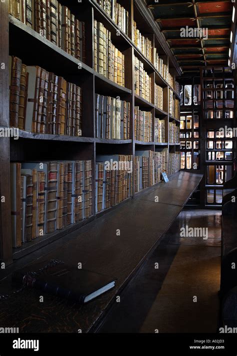 Books In Duke Humfreys In The Bodleian Library Stock Photo Alamy