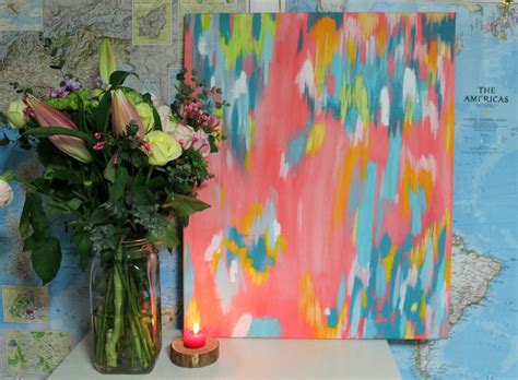 Diy Abstract Painting — Lauren Likes