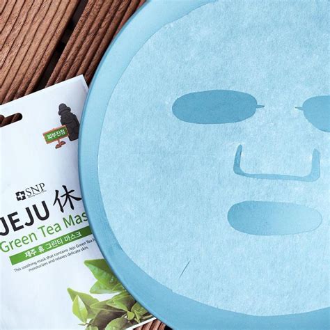 M T N Tinh Ch T Tr Xanh Snp Jeju Green Tea Mask