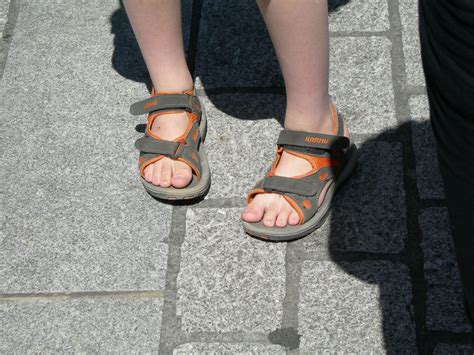 Boy Feet In Sandals Images