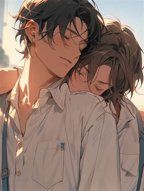 Smells Good In Cute Hug Cute Gay Gay Anime