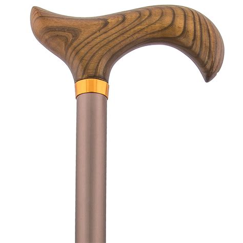 Brown Designer Adjustable Derby Walking Cane Exquisite Canes
