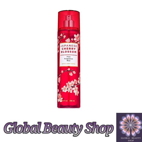 Jual JAPANESE CHERRY BLOSSOM BBW Fragrance Mist Body Lotion Shower Gel Body Cream