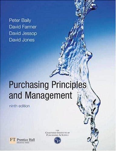 Purchasing Principles And Management 9th Edition