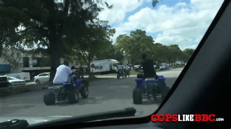 Milf Cops Pull Off Bike Riders Underwear To Get To His Big Cock