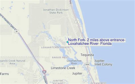 North Fork 2 Miles Above Entrance Loxahatchee River Florida Tide