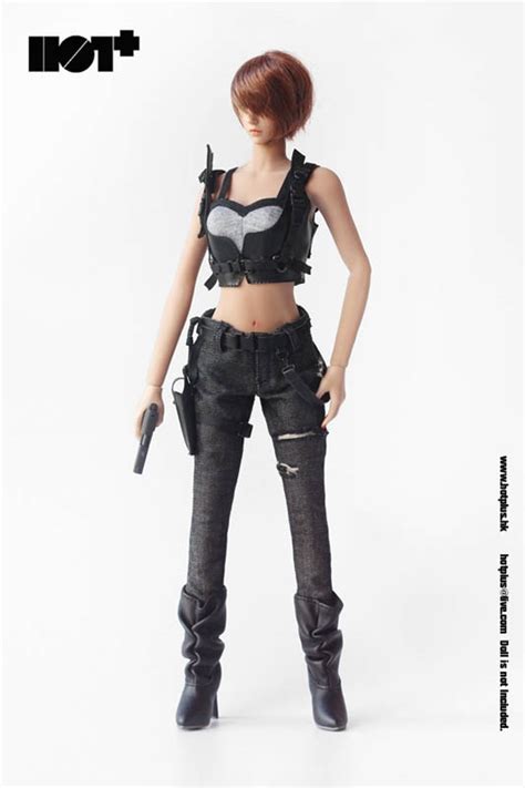 Female Combat Suit Set Hot Plus Scale Accessory