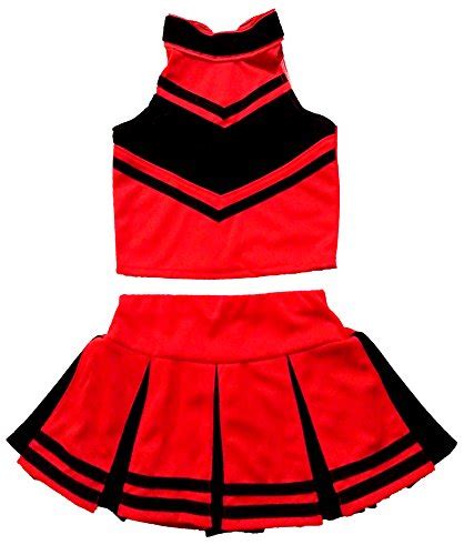 Little Girls Cheerleader Cheerleading Outfit Uniform Costume Cosplay