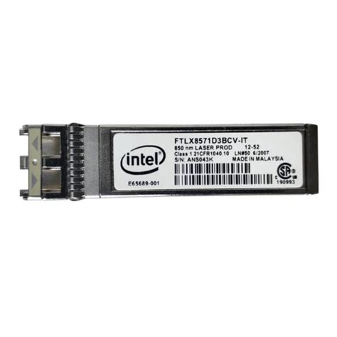Intel FTLX8571D3BCV-IT 1000Base-SX 10Gb Ethernet SFP+ Transceiver Module