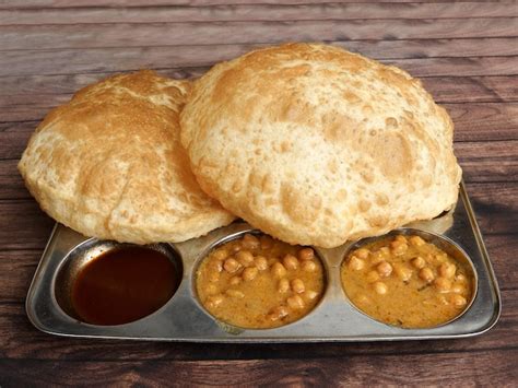 Premium Photo Chole Bhature Spicy Chick Peas Curry Also Known As