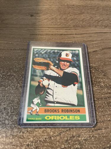 1976 Topps Brooks Robinson VG EX Baltimore Orioles 95 EBay