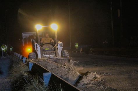 Centenario Y Cinco Saltos Comenzaron Con El Mantenimiento Del Puente