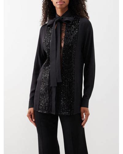 Pussy Bow Blouses For Women Up To 65 Off Lyst